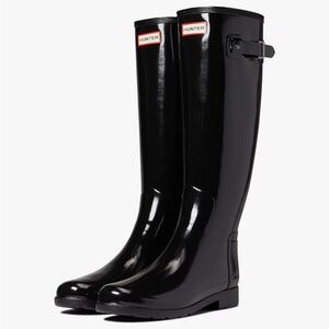 Hunter Women's Tall Refined Gloss Rain Boots